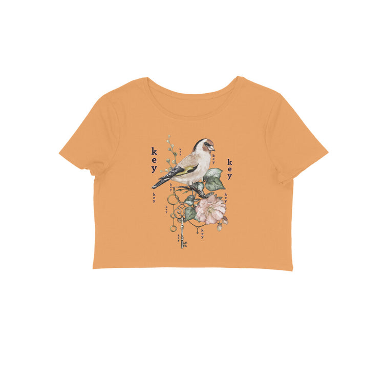 Key.key Crop Top Mustard Yellow