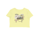 Unlock happiness Crop Top