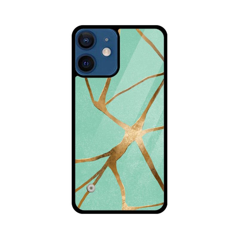 Golden Cracks IPhone Cover Apple iPhone 12 Mini