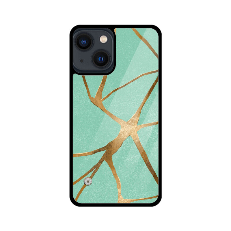 Golden Cracks IPhone Cover Apple iPhone 13