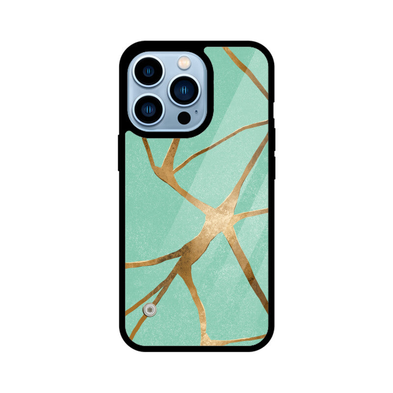 Golden Cracks IPhone Cover Apple iPhone 13 Pro