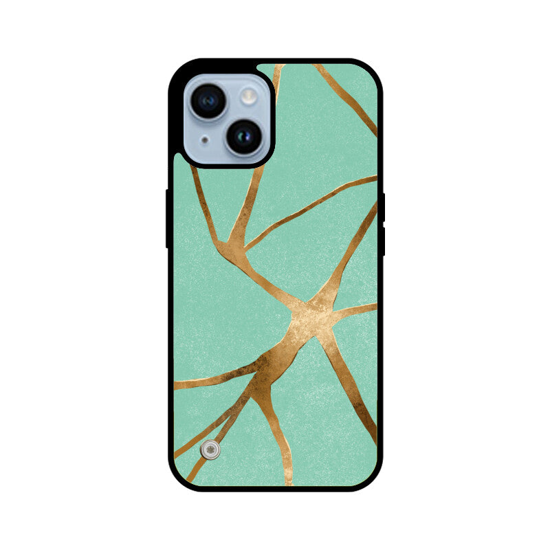 Golden Cracks IPhone Cover Apple iPhone 14