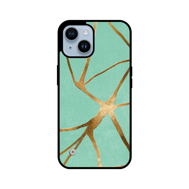 Golden Cracks IPhone Cover Apple iPhone 14 Plus