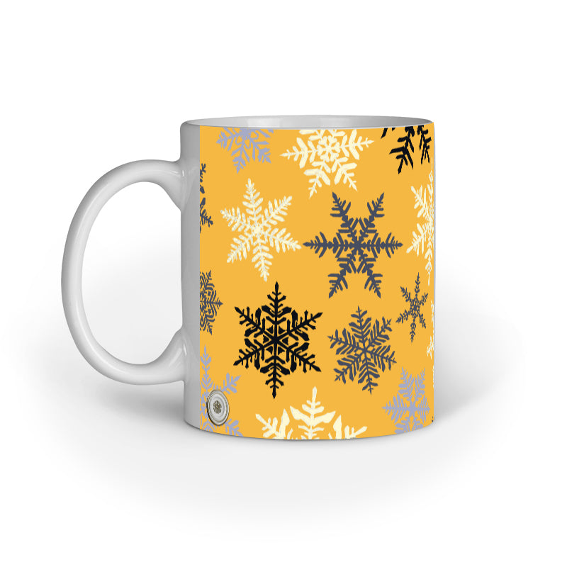 Flakes Inner Colored Mug White