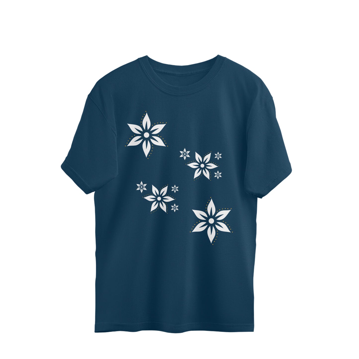 Flowers Splash Oversized T-Shirt