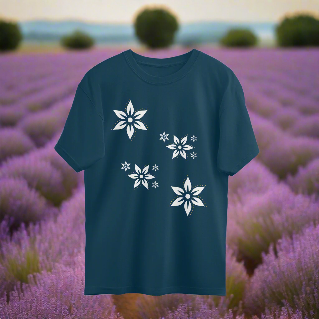 Flowers Splash Oversized T-Shirt