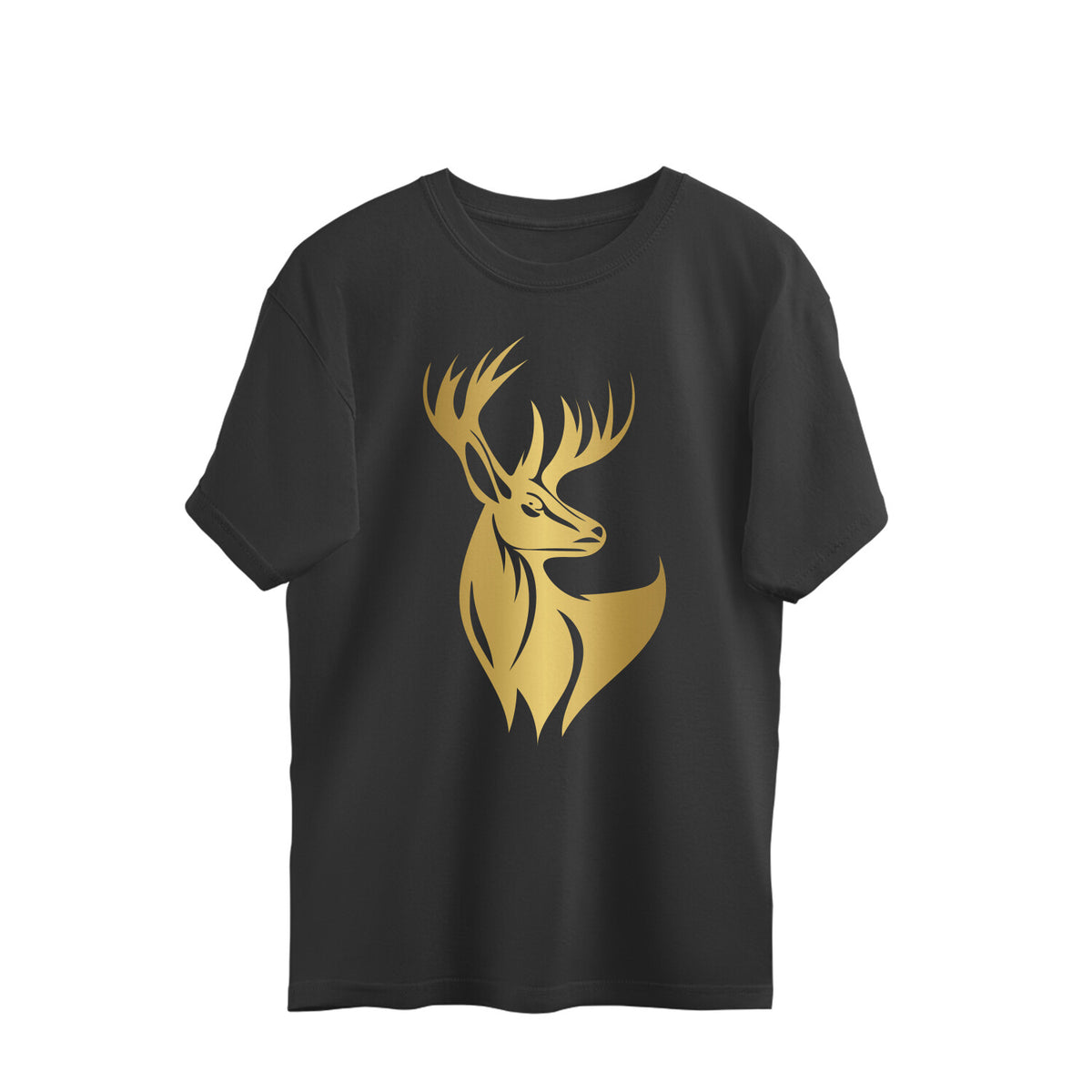 Golden Deer Unisex Oversized T-Shirt