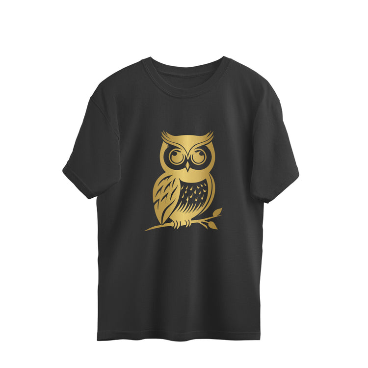 Golden Owl Unisex Oversized T-Shirt