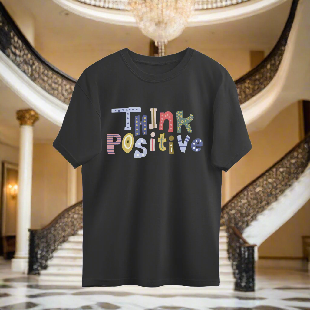 Think Positive Unisex Oversized T-Shirt