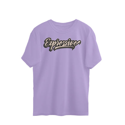 Expressive Unisex Oversized T-Shirt Iris Lavender