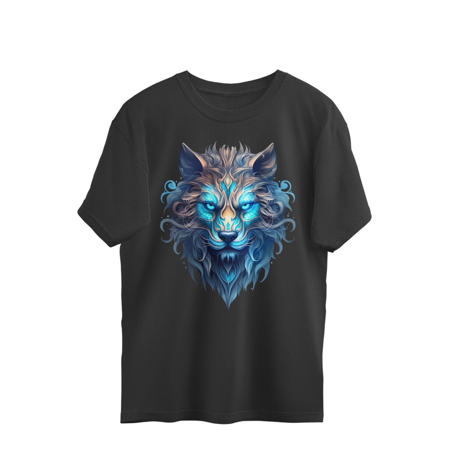 Majestic Unisex Oversized T-Shirt Black