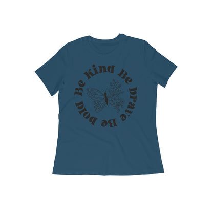 Be Kind Women's T-Shirt Navy Blue