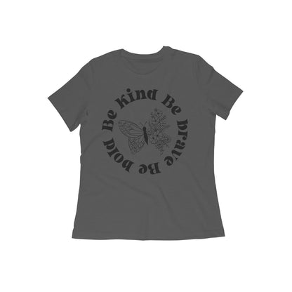 Be Kind Women's T-Shirt Charcoal Grey