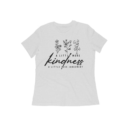 Kindness Women's T-Shirt Melange Grey