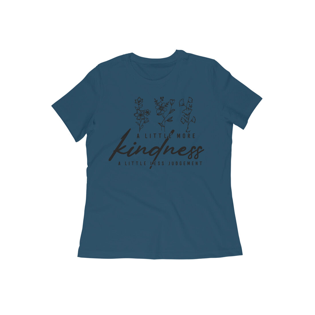 Kindness Women's T-Shirt Navy Blue