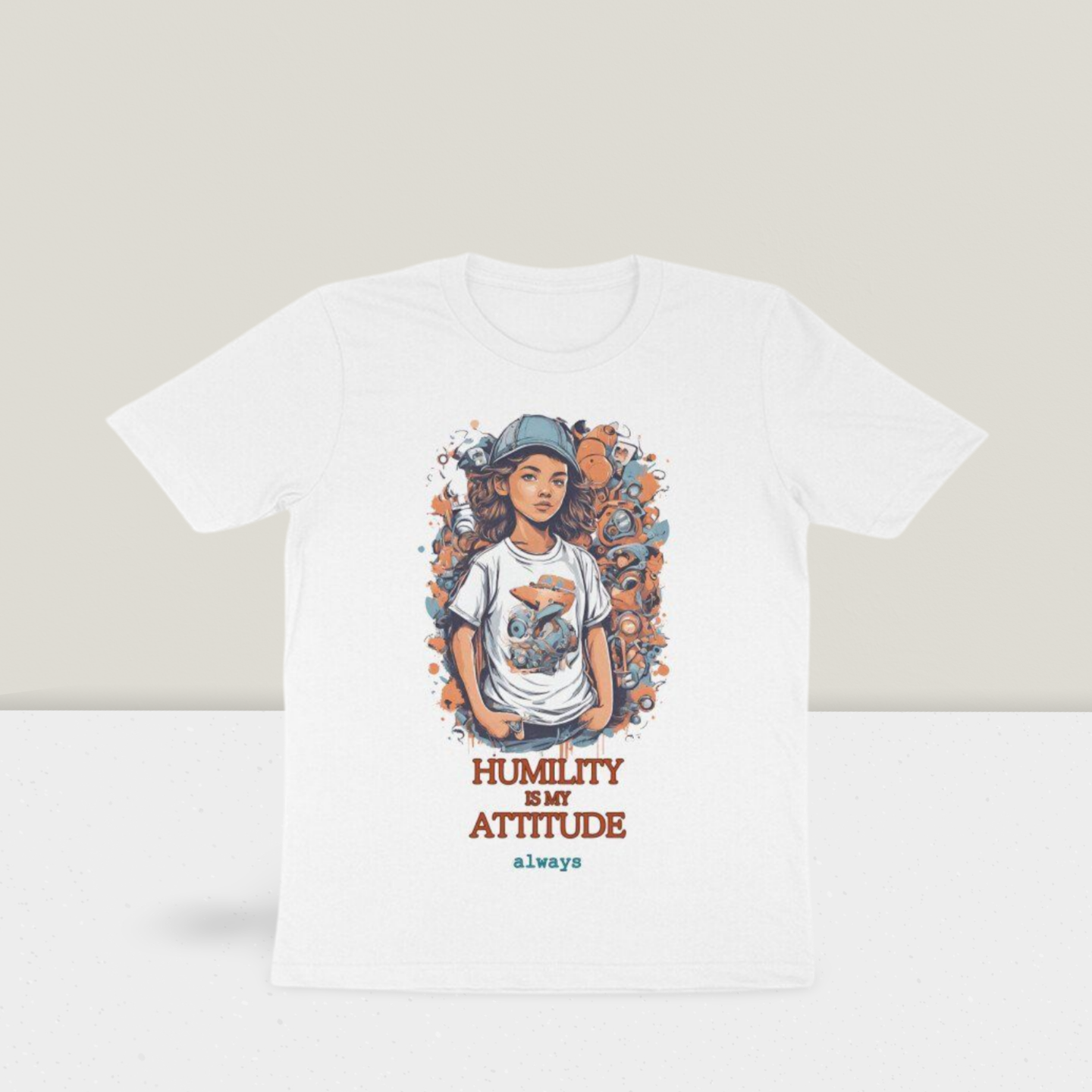 Humility Kid's Half Sleeve Round Neck T-Shirt