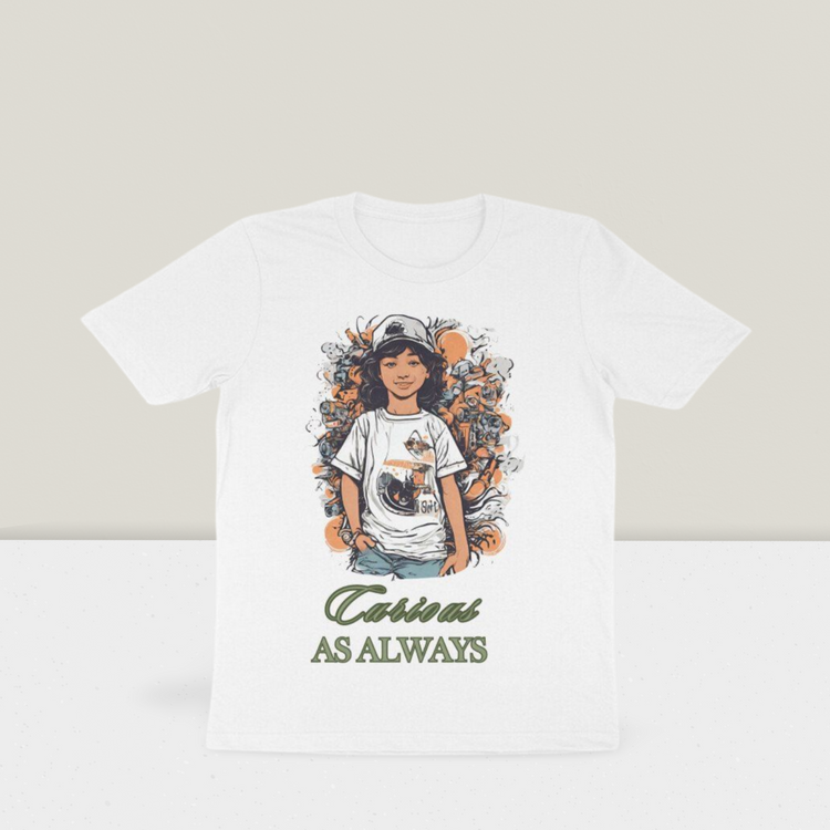 Curious Kid's Half Sleeve Round Neck T-Shirt