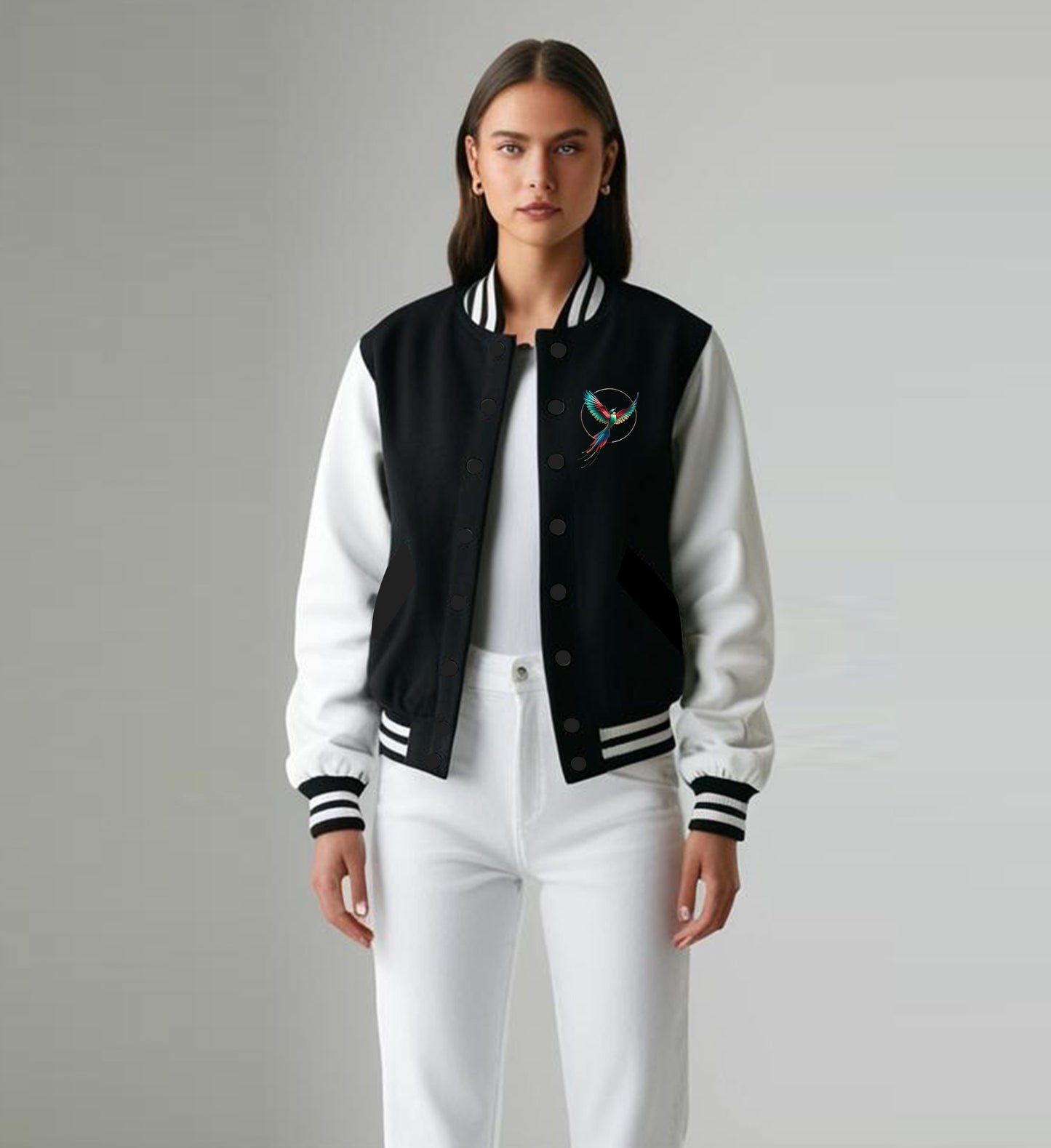 Fall to Rise Varsity Jacket