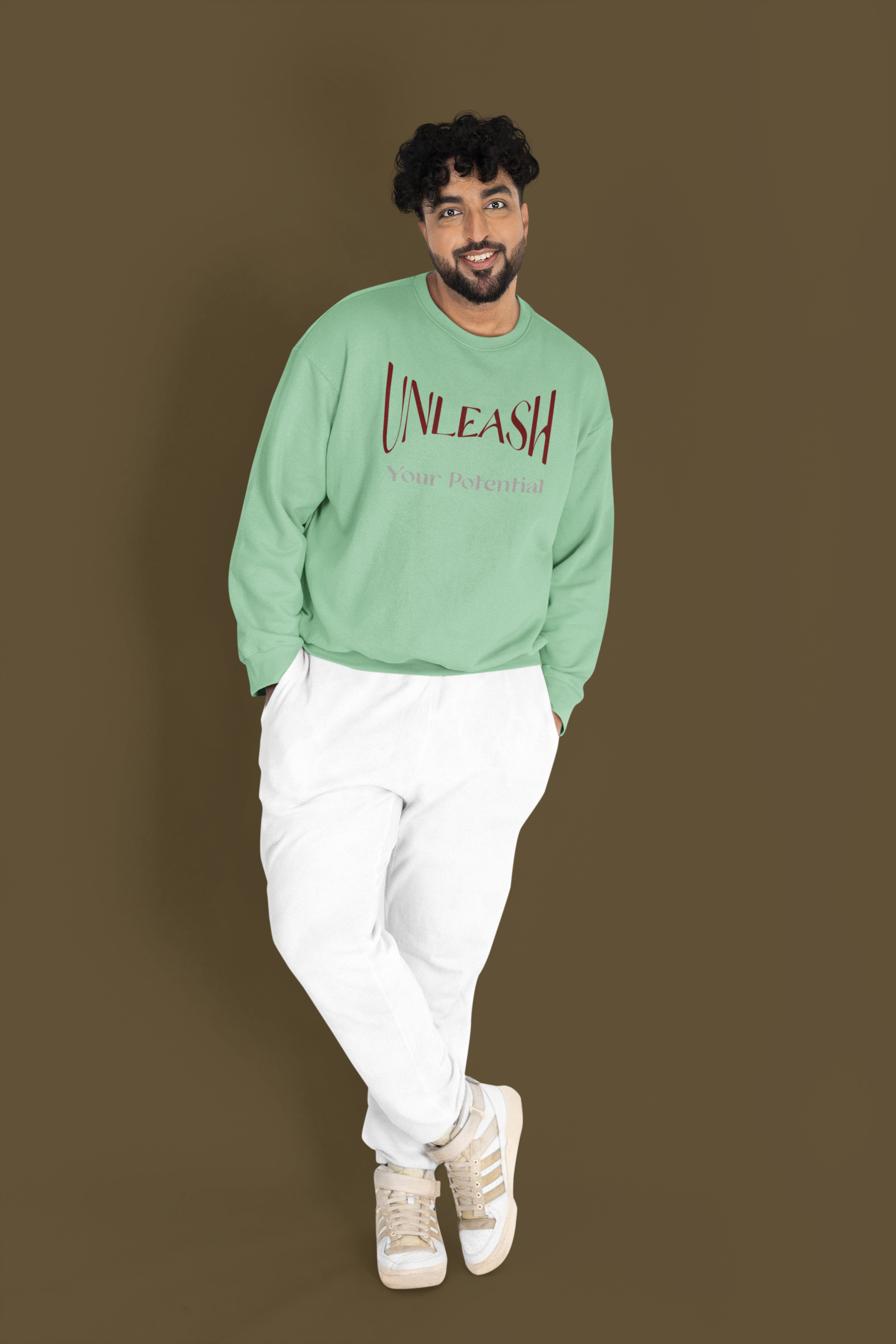 Unleash Unisex Sweatshirt Mint Green