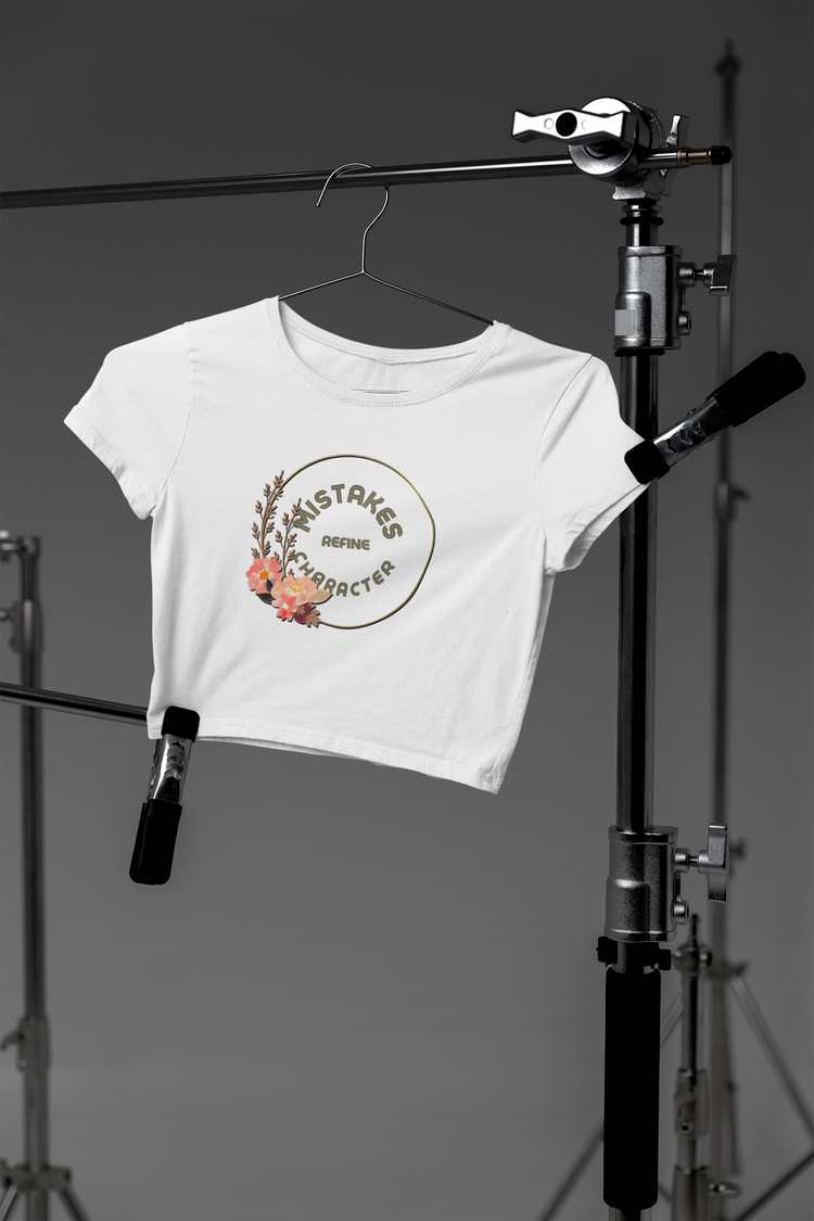 Mistakes Crop Top White