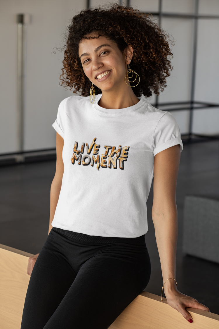 Live the Moment Crop Top White