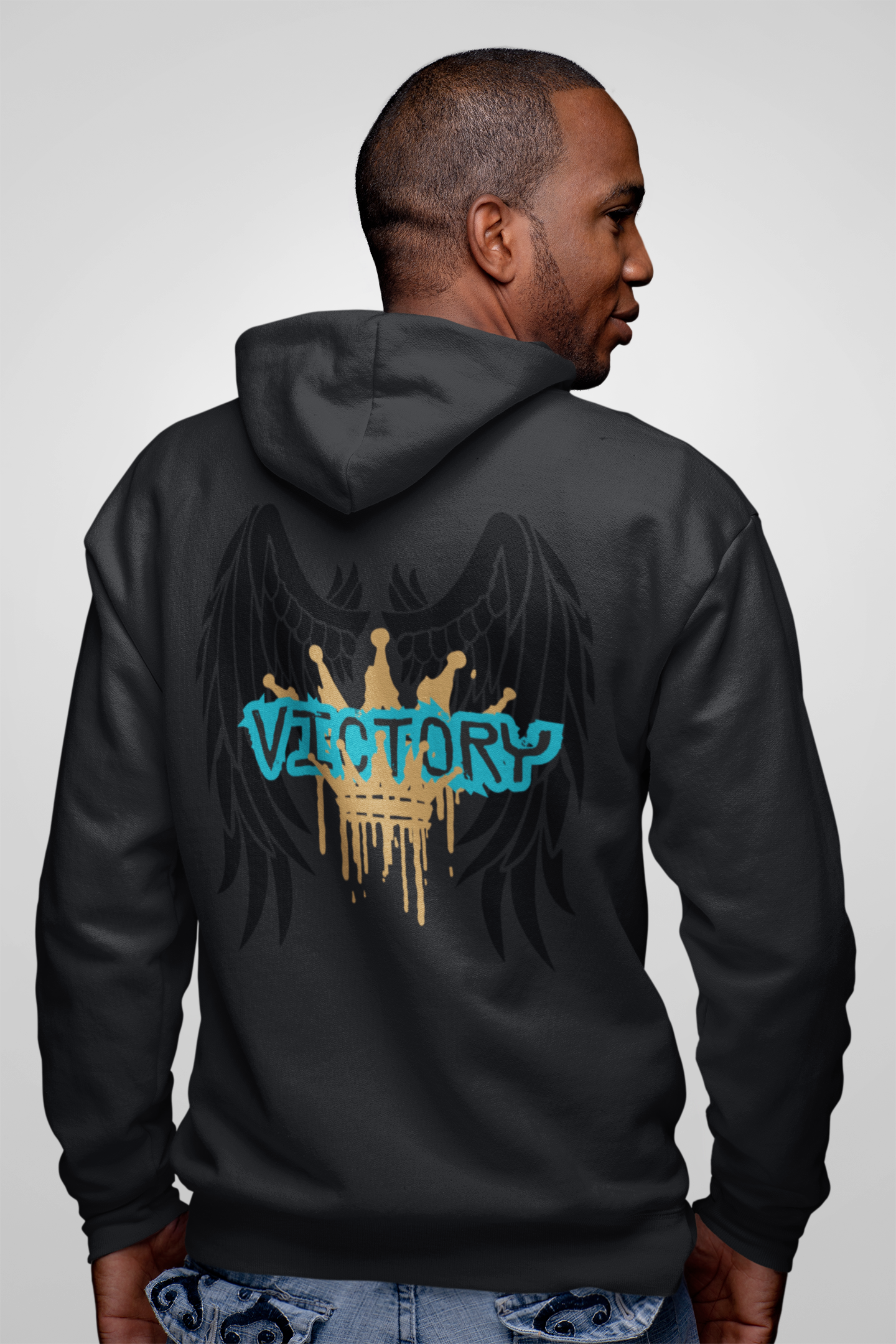 Victory Unisex Zipped Hoodie