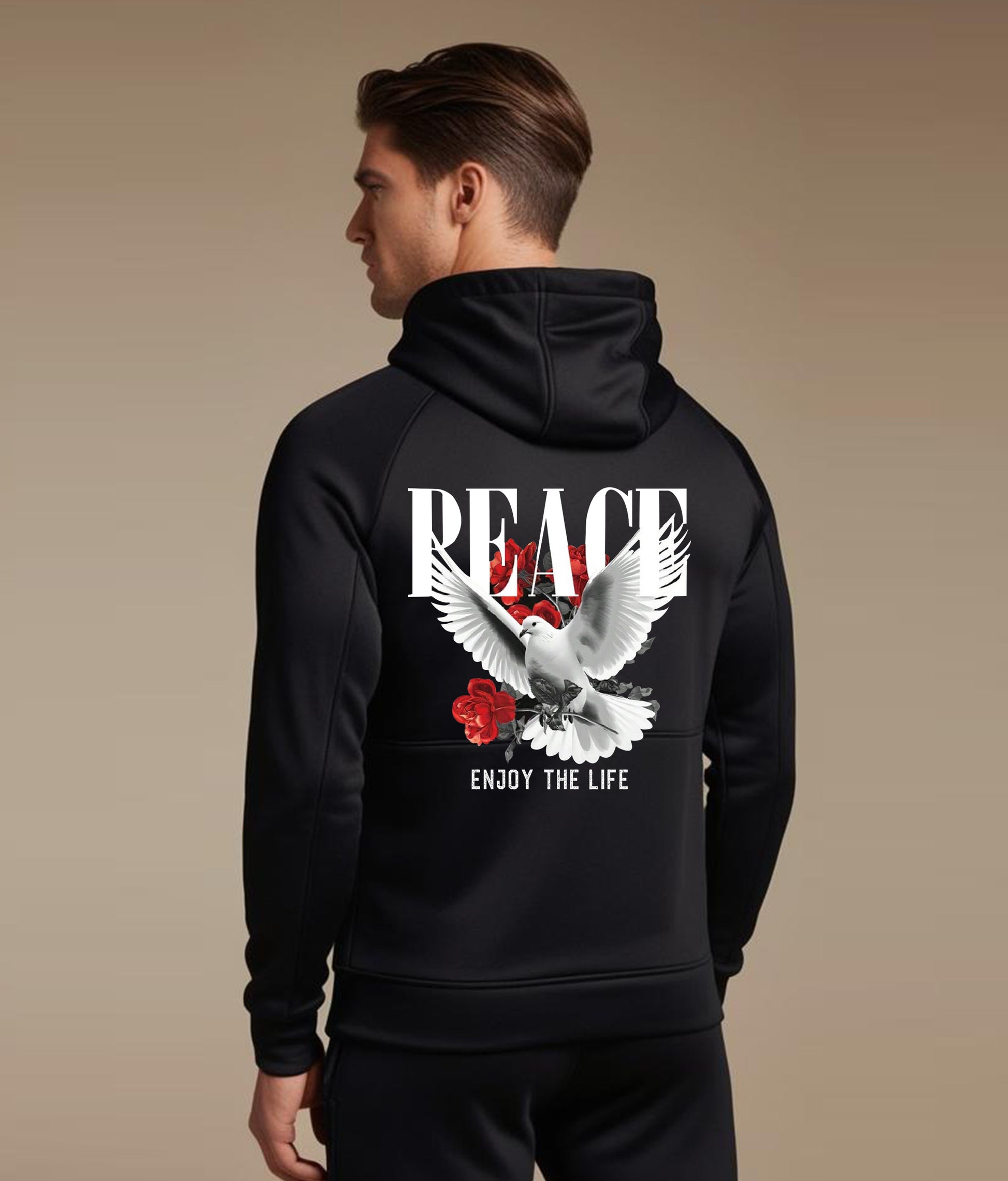 Peace Unisex Zipped Hoodie