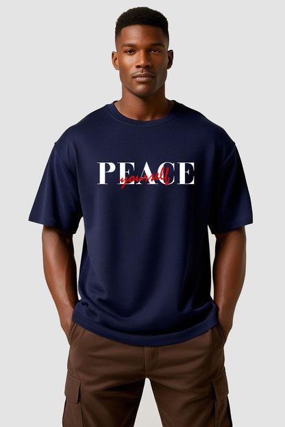 Peace Unisex Terry Oversized T-Shirts