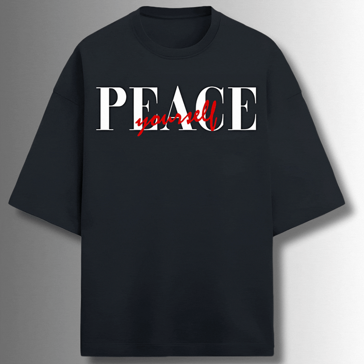 Peace Terry Oversized T-Shirt