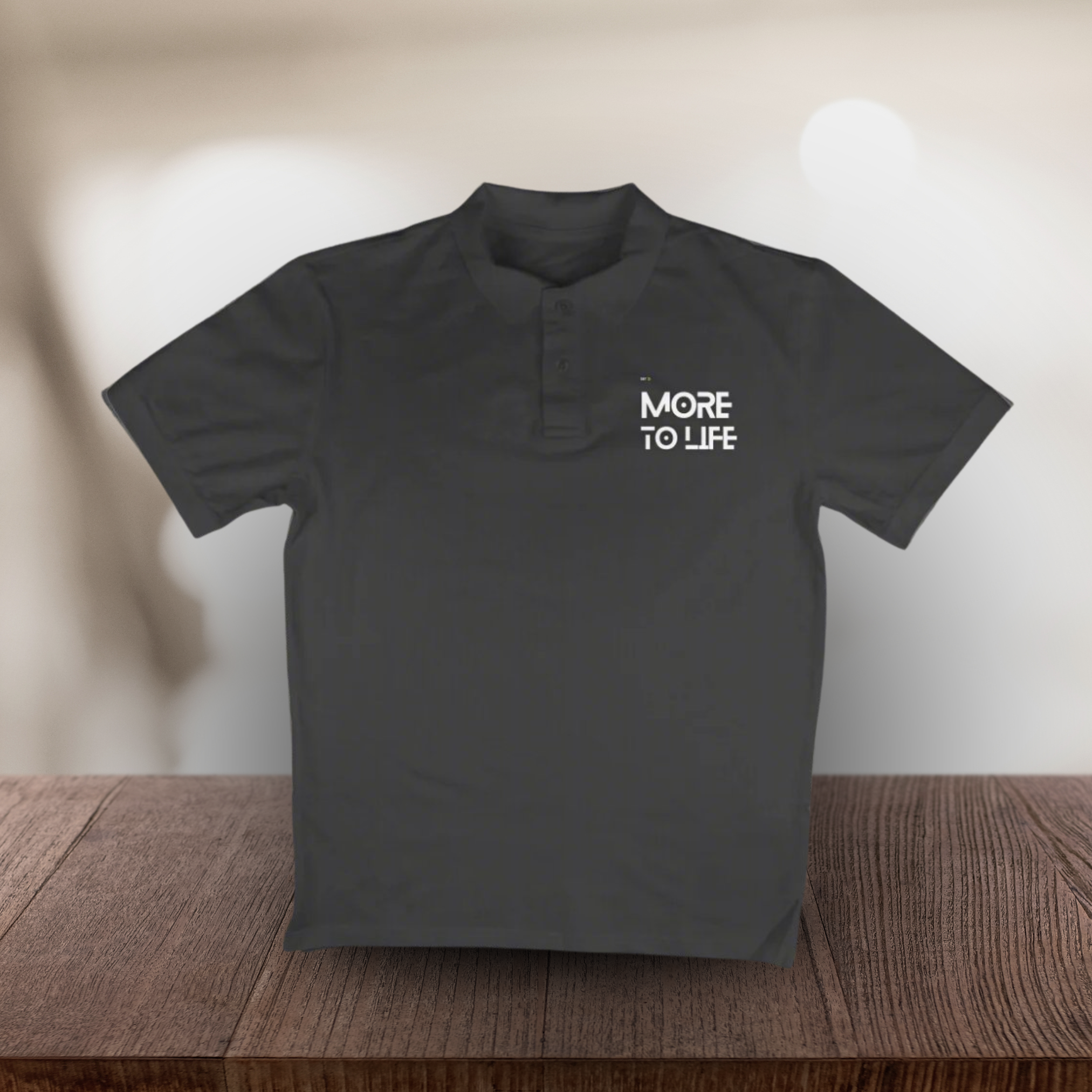 Word Art More to Life Men's Polo T-Shirt