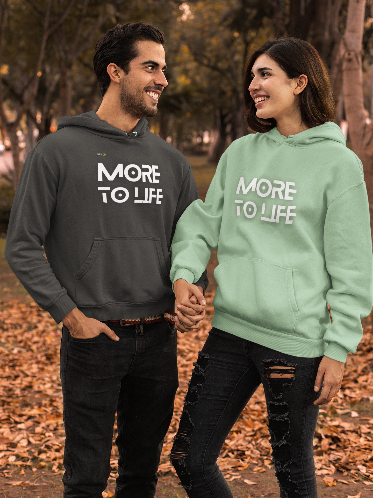 More to Life Unisex Hoodie Black 2XL