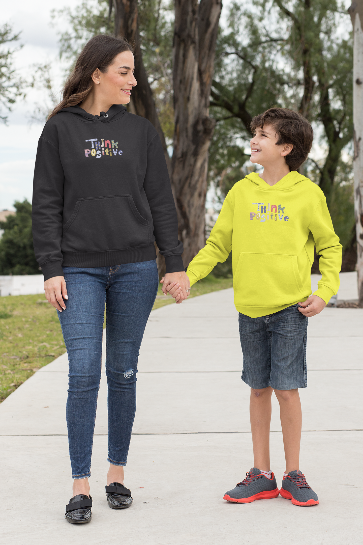 Think Positive Kids Hoodie