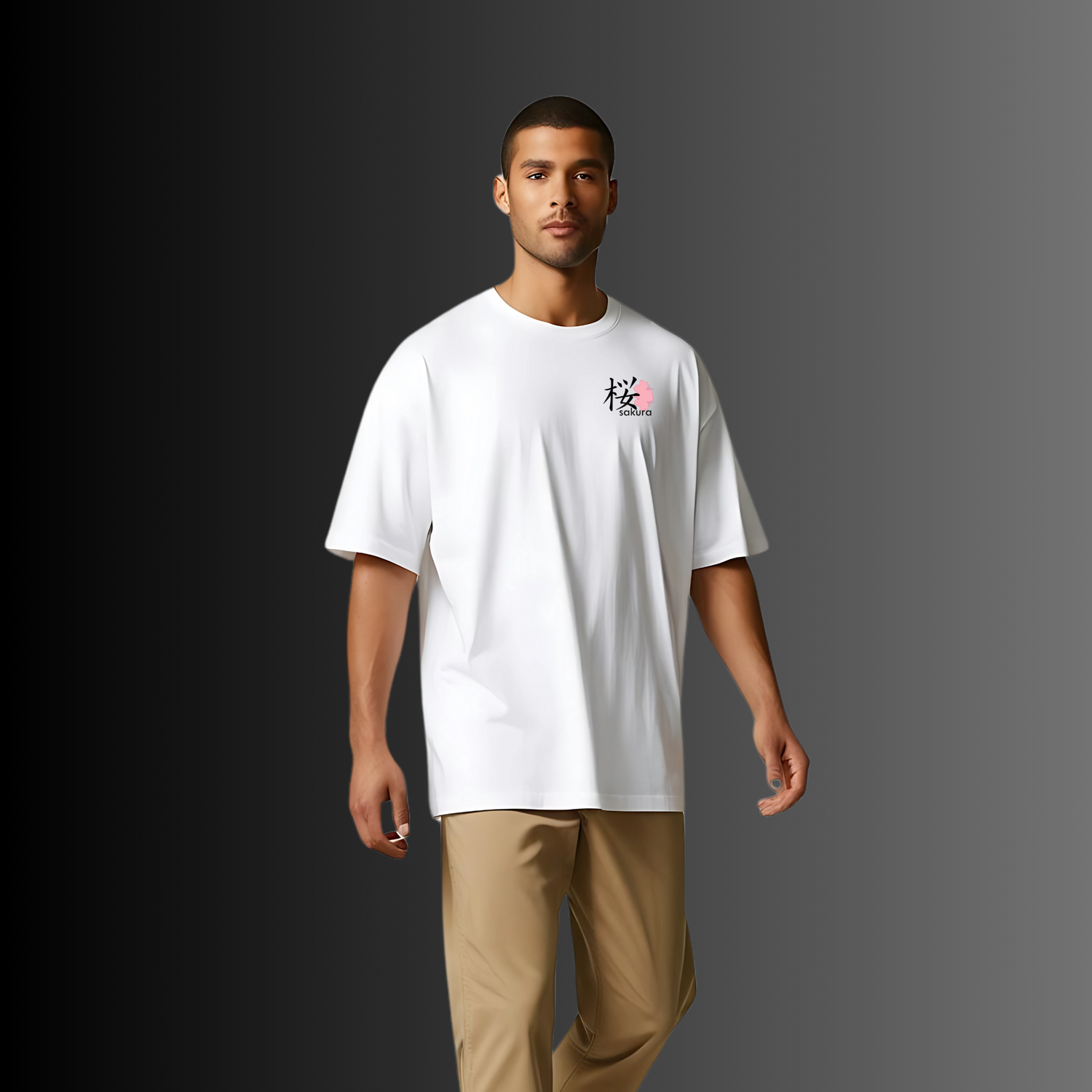 Sakura Terry Oversized T-Shirt