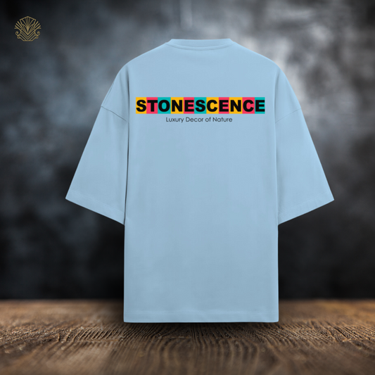 Stonescence Color Style Unisex Terry Oversized T-Shirts