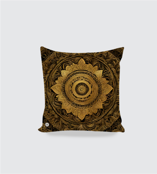 Gold Cushion Cover 16x16