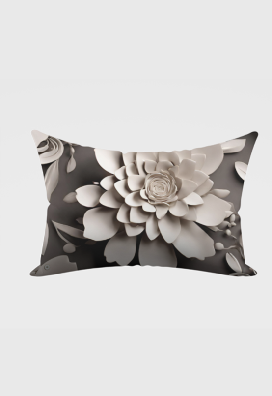 Clay Flower Pillow Cover 18x28