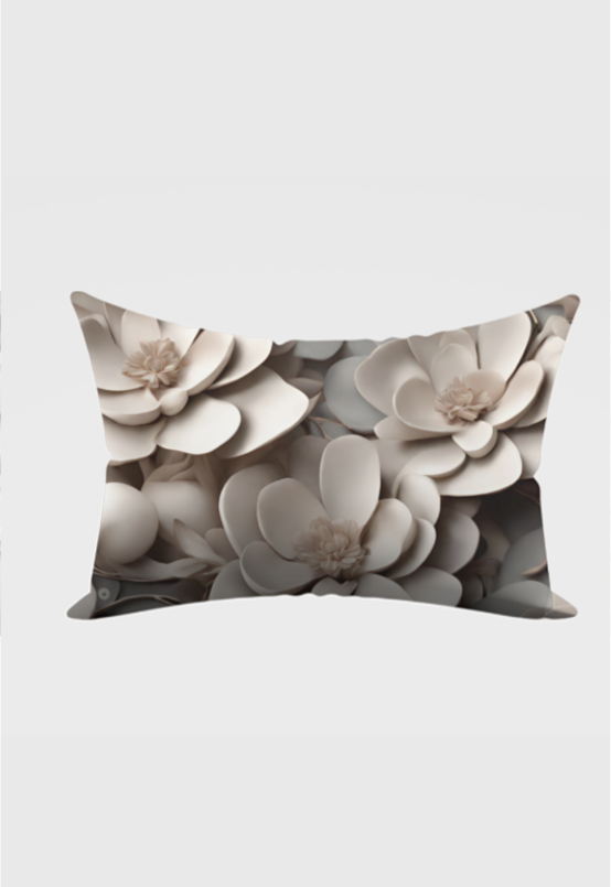 Clay Flowers Pillow Cover 18x28