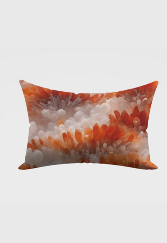 Flowerbed Pillow Cover 18x28