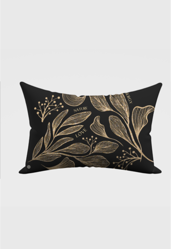 Golden Leaves Pillow Cover 18x28