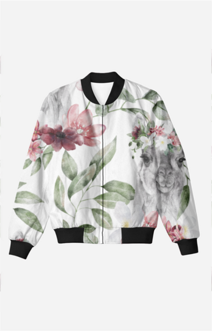 Lama Me Unisex Bomber Jacket