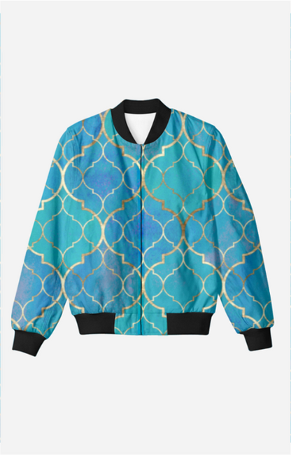 Teal Passion Unisex Bomber Jacket