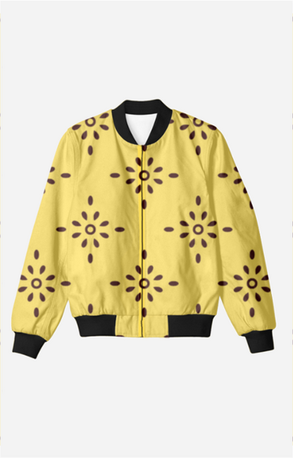 Comfy Yellow Bomber Jacket