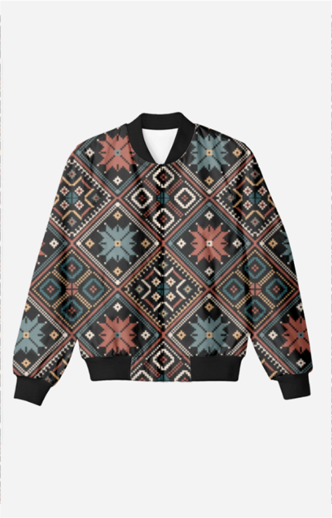 Intrigue Polyester Bomber Jacket