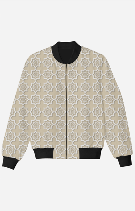 White Stars Kids Bomber Jacket