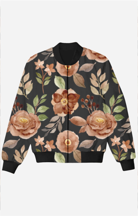 Autumn Garden Kids Bomber Jacket