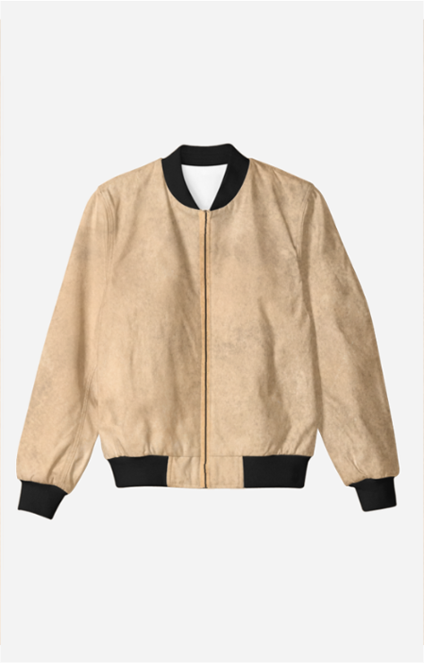 Beige Yonder Unisex Bomber Jacket