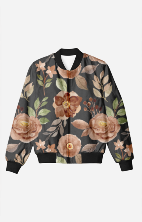 Autumn Garden Unisex Bomber Jacket