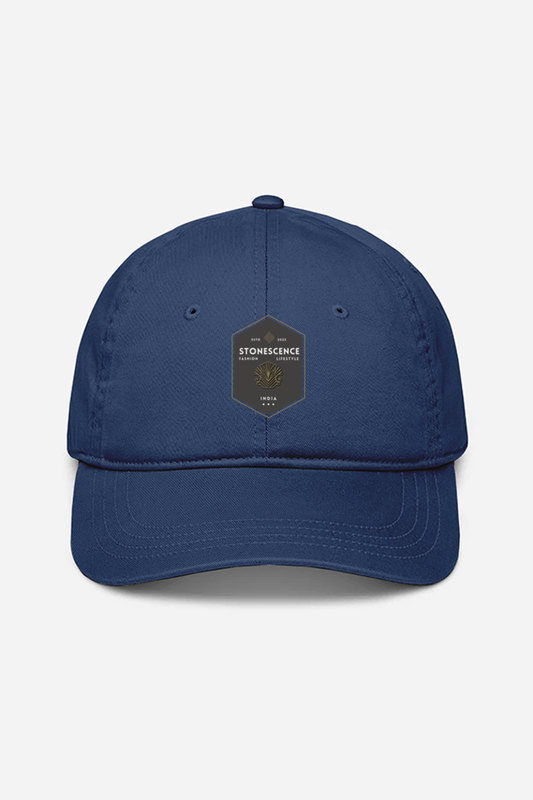 Word Art Lifestyle Unisex Navy Blue Cap Standard